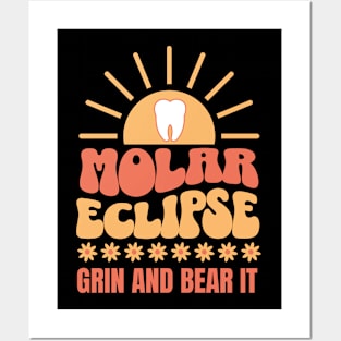 Funny Dentist Eclipse Astronomy Dental Student Design Posters and Art